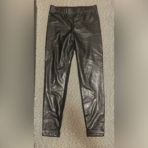 Old Navy Black Faux Leather Trousers